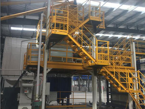 نظام تحريك وتقليب الرغوة