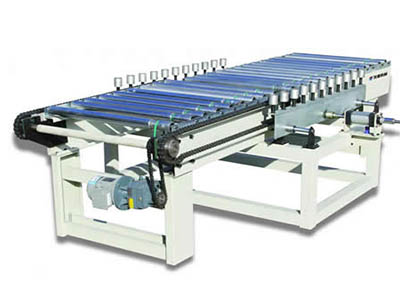 سير ناقل بدفع المواد نحو المركز آليا