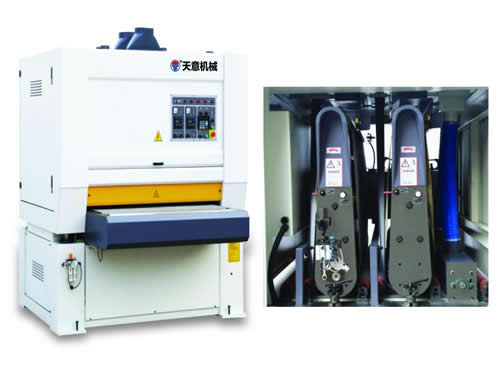 ماكينة صنفرة الدهان نوع II   (بوحدتين للصنفرة، عجلة صقل واحدة)